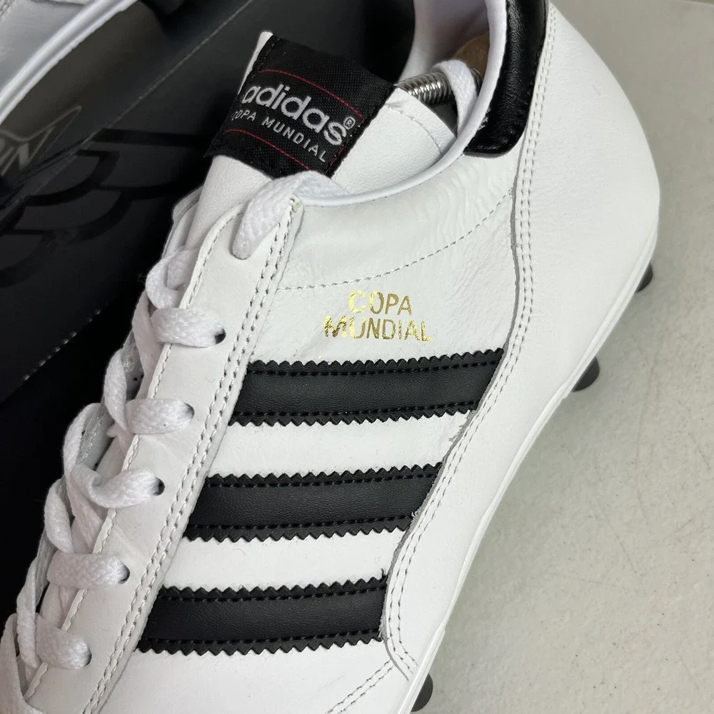 Adidas Copa Mundial Leather White Black‎ Soccer Shoes Cleats ID4050 Men's Size 7